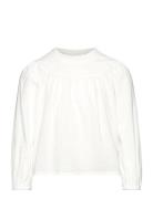 Embroidered Cotton Blouse Tops Blouses & Tunics White Mango