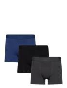 3-Pack Boxer Brief Mixed Color Bokserit Navy Bread & Boxers