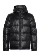 The Gorham Glossed Down Jacket Vuorillinen Takki Topattu Takki Black P...