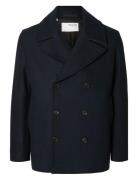 Slharchive Peacoat 2.0 Villakangastakki Pitkä Takki Navy Selected Homm...