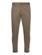 Superflex Knitted Cropped Pant Bottoms Trousers Chinos Brown Lindbergh