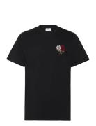 Felipe T-Shirt Tops T-shirts Short-sleeved Black Les Deux