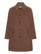 Opeia - Outerwear Pitkä Takki Brown Claire Woman