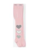 Thick Tights Hearts For Baby Girl -Bci Sukkahousut Pink Boboli