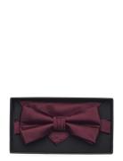 Polyester Bow Tie Rusetti Burgundy Lindbergh Black