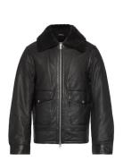 Seth Vegan Shearling Nahkatakki Black Human Scales