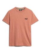 Vintage Logo Emb Tee Tops T-shirts Short-sleeved Orange Superdry