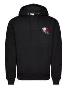 Felipe Hoodie Tops Sweat-shirts & Hoodies Hoodies Black Les Deux