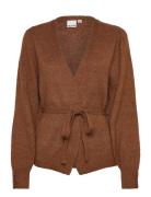 Ihkamara Ca12 Tops Knitwear Cardigans Brown ICHI