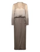 Flow Wrap Over Dress - Vera Maksimekko Juhlamekko Cream Rabens Sal R