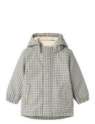 Nmmlasnow10 Jacket Aop 1Fo Lil Toppatakki Grey Lil'Atelier