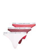 3 Pack Mesh Thong Stringit Alusvaatteet Pink Tommy Hilfiger