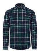 Tjm Reg Check Flannel Shirt Ext Tops Shirts Casual Navy Tommy Jeans