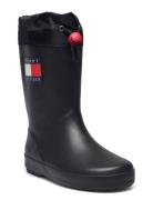 T3X6-30766-0047300- Shoes Rubberboots High Rubberboots Black Tommy Hil...