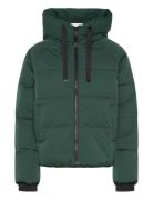 Mschpavinaria Short Jacket Vuorillinen Takki Topattu Takki Green MSCH ...