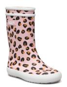 Ai Lolly Pop Play3 Leopard 2 Shoes Rubberboots High Rubberboots Pink A...