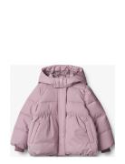 Puffer Jacket Karla Toppatakki Pink Wheat