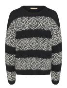 Cuiona Brava Pullover Tops Knitwear Jumpers Black Culture