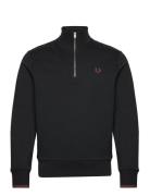 Half Zip Sweatshirt Tops Sweat-shirts & Hoodies Sweat-shirts Black Fre...