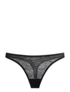 Marble Thong Stringit Alusvaatteet Black Dorina