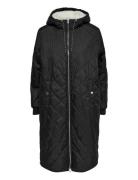 Onlnewsandy Quilt Coat Cc Otw Topattu Pitkä Takki Black ONLY