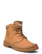 Sp20 Cuff Lth Shoes Boots Ankle Boots Laced Boots Brown Palladium