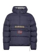 Rainforest Puffer Anorak Vuorillinen Takki Topattu Takki Navy Napapijr...