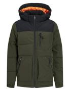 Jjeotto Puffer Jacket Sn Jnr Toppatakki Green Jack & J S