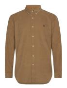 Custom Fit Corduroy Shirt Tops Shirts Casual Brown Polo Ralph Lauren