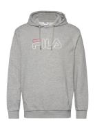 Salitto Hoody Tops Sweat-shirts & Hoodies Hoodies Grey FILA