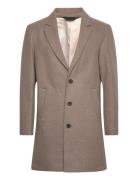 Jjeharrison Wool Coat Sn Villakangastakki Pitkä Takki Beige Jack & J S