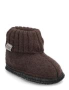 Slippers Wool Aamutossut Sisäkengät Brown Huttelihut