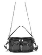 Helena Wrinkle Recycled Pu Bags Crossbody Bags Black Nunoo