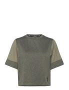 Motion Sport Mesh Tee Sport T-shirts & Tops Short-sleeved Khaki Green ...