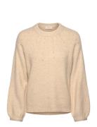 Fqpearl-Pullover Tops Knitwear Jumpers Beige FREE/QUENT