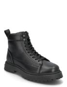 Tjm Lace Up Boot Nyörisaappaat Black Tommy Hilfiger