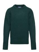 Jorollie Knit Crew Neck Jnr Tops Knitwear Pullovers Green Jack & J S