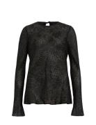 Jada Dress Tops Blouses Long-sleeved Black AllSaints