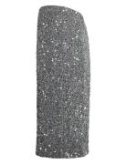 Mlglitter Jrs Skirt Hw Kynähame Hame Silver Mamalicious