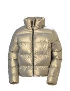 W Jade Puffer Jacket Vuorillinen Takki Topattu Takki Gold Helly Hansen