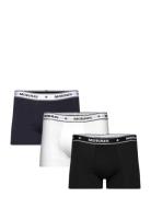 Morris Boxer Brief 3-Pack Black Bokserit Navy Morris