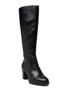 Women Boots Korkeavartiset Saapikkaat Black Tamaris