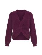 Mschpella Pullover Tops Knitwear Jumpers Purple MSCH Copenhagen