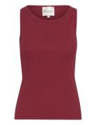 Mandymw Top Tops T-shirts & Tops Sleeveless Burgundy My Essential Ward...