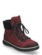 74247-35 Shoes Boots Ankle Boots Ankle Boots Flat Heel Red Rieker