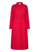 Bambo Shirt Dress Polvipituinen Mekko Red NORR