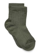 Wool Rib Socks Sukat Green Mp Denmark