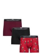 Stretch Cotton Boxer Brief 3-Pack Bokserit Red Polo Ralph Lauren Under...