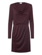 Orion Jersey Mini Dress Lyhyt Mekko Burgundy Dante6