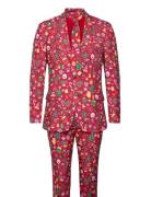 The Awesome Christmas Suit Red Puku Red Christmas Sweats